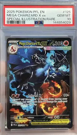 Pokemon 2025 Mega Charizard X ex 125/094 SIR Phantasmal Flames GEM MINT PSA 10 - Image 2