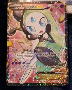 Pokemon TCG Meloetta-EX Legendary Treasures RC25/RC25 Full Art - Image 1