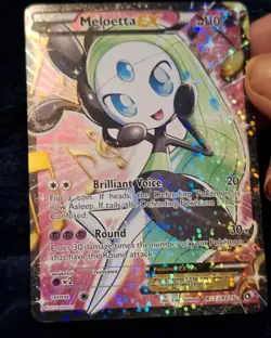 Pokemon TCG Meloetta-EX Legendary Treasures RC25/RC25 Full Art - Image 2