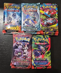 Pokemon Booster Packs Sealed - See Options and FAQs - Image 1