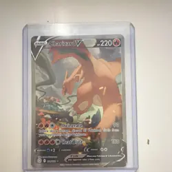 Pokemon Charizard V Ultra Rare 220 HP SWSH09 Brilliant Stars 153/172 English TCG - Image 1
