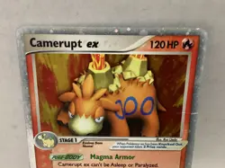 2005 Pokemon Camerupt ex 120hp #92/106 Emerald Ulta Rare Holo - Image 2
