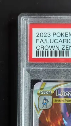Pokemon TCG Lucario VSTAR SWSH291 Black Star Promo Card PSA 10, UK Seller - Image 2