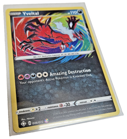 Yveltal 46/72 Amazing Rare Shining Fates Pokemon TCG - Image 1