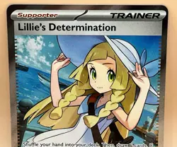 Lillie’s Determination 169/132 – Mega Evolution Full Art Trainer - LP - Pokemon - Image 3