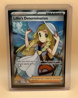 Lillie’s Determination 169/132 – Mega Evolution Full Art Trainer - LP - Pokemon - Image 5