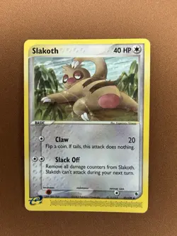 Pokemon Slakoth e-reader EX Ruby & Sapphire 45/109 2003 - Image 1