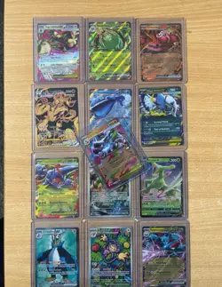 English Pokemon Job Lot Mega Charizard EX/Vmax Bundle (lot 9) Sleeved & TL - Image 1