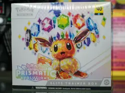Pokemon Prismatic Evolutions ETB Elite Trainer Factory Sealed Dollar General - Image 2