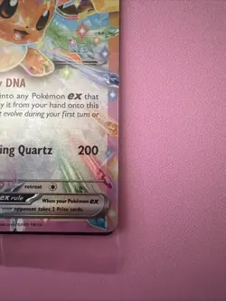 Pokemon Prismatic Evolutions Eevee ex 075/131 Surprise Box Stamped - Image 5