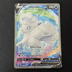 Alolan Vulpix V 173/195 - Sword & Shield Silver Tempest - Pokemon TCG - Image 1