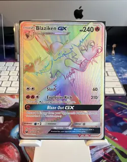 Blaziken GX 170/168 Secret Rare Pokemon TCG - Celestial Storm LP/NM - Image 1