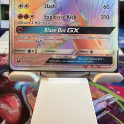 Blaziken GX 170/168 Secret Rare Pokemon TCG - Celestial Storm LP/NM - Image 4