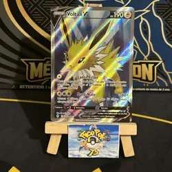 Carte Pokemon VOLTALI 177/203 V FA Full Art Epee et Bouclier 7 EB07 FR neuf - Image 1