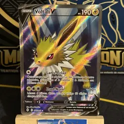 Carte Pokemon VOLTALI 177/203 V FA Full Art Epee et Bouclier 7 EB07 FR neuf - Image 2