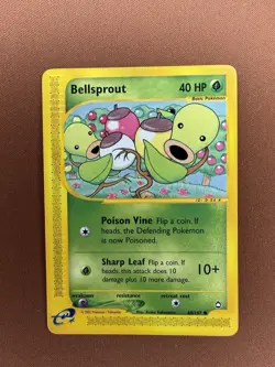 Pokemon Bellsprout Aquapolis Common Basic 068/147 Regular 40 HP 2002 - Image 1