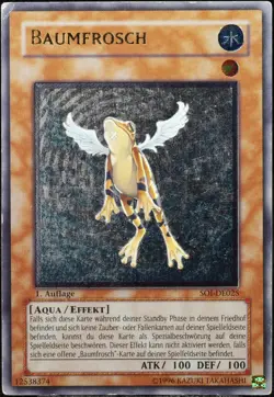 Yu-Gi-Oh! Baumfrosch SOI-DE025 1.Edition Ultimate Rare [PL] Treeborn | DE 2006 - Image 1