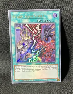 🔥 Yu-Gi-Oh! Stake Your Soul! WISU-EN023 1st Ed Ultra Rare NM 🔥 - Image 1