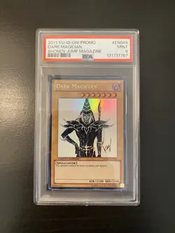 2011 Yu-Gi-Oh! Promo Dark Magician Shonen Jump Magazine #EN049 PSA 9 - Image 1