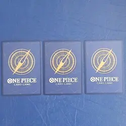 Bandai One Piece CCG (3) Cold Foil Lot – Vinsmoke Judge Japanese OP-06 NM-MT - Image 2
