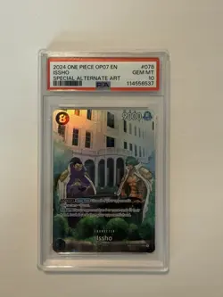 One Piece Card Game TCG OP07 Issho OP03-078 SP PSA 10 - Image 1