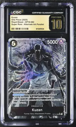 2025 One Piece Kuzan Parallel Alt Art OP10-082 Royal Blood Foil CGC PRISTINE 10 - Image 1