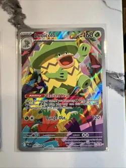 Ludicolo 095/094 English Illustration Rare Phantasmal Flames Pokemon Card TCG - Image 1