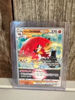 Pokemon Card: Hisuian Decidueye VSTAR 084/189 Swsh10: Astral Radiance Holo - Image 1