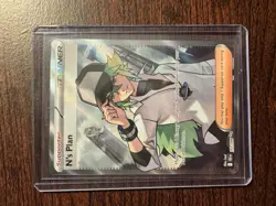 Pokemon TCG Black Bolt Ultra Rare Trainer Card N's Plan 163/086 - Image 1
