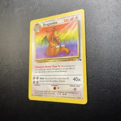 Dragonite Pokemon TCG Fossil Set Card 19/62 Non Holo - Image 3
