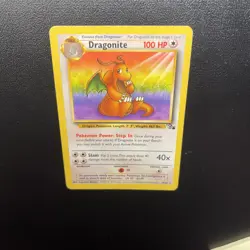 Dragonite Pokemon TCG Fossil Set Card 19/62 Non Holo - Image 5