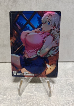 Elizabeth Trading Card Waifu Goddess Story Anime Girl holo Karte Manga Full Art - Image 1