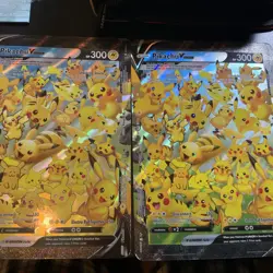 Lot of Two Pikachu V Union Jumbo Cards 25th Anniversary Edition Pokemon TCG - Image 1