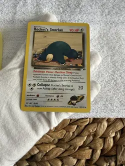 Pokemon Cards Rocket's Snorlax 33/132 Gym Heroes Rare NM - Image 3