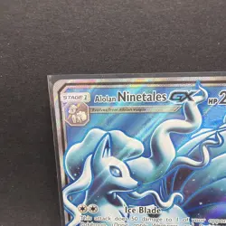 Pokemon TCG Alolan Ninetales GX Full Art Ultra Rare Card 132/145 Sun & Moon NM/M - Image 2