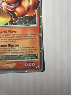 Pokemon TCG Magmortar LV.X Holo Card 123/123 Mysterious Treasures - Image 2