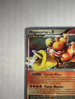 Pokemon TCG Magmortar LV.X Holo Card 123/123 Mysterious Treasures - Image 4