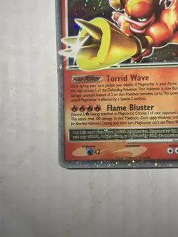 Pokemon TCG Magmortar LV.X Holo Card 123/123 Mysterious Treasures - Image 5
