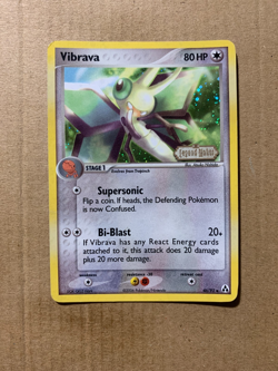 Vibrava 46/92 EX Legend Maker - Stamped Holo Pokemon Card - LP - Image 1