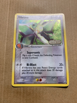 Vibrava 46/92 EX Legend Maker - Stamped Holo Pokemon Card - LP - Image 2