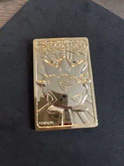 Pokemon Togepi Burger King 23k Gold Plated Trading Card 1999 Nintendo - Image 1
