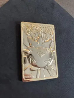 Pokemon Togepi Burger King 23k Gold Plated Trading Card 1999 Nintendo - Image 2