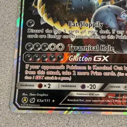 Pokemon TCG Guzzlord GX Pokemon Promos 63a/111 Promo Oversized Card - Image 5