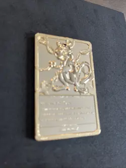 1999 Mewtwo Pokemon 24K Gold Plated Trading card Limited Edition Burger King - Image 5