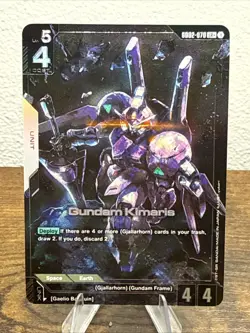 Gundam Kamari’s GD02-070 LR+ Gundam TCG Card Game - Image 1