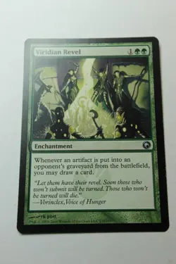 MTG Viridian Revel x1- -Scars of Mirrodin-Lightly Played - Image 1