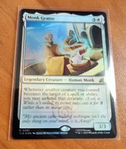 Magic MTG Avatar Monk Gyatso TLE 0081 Foil Rare - NM condition - Image 1