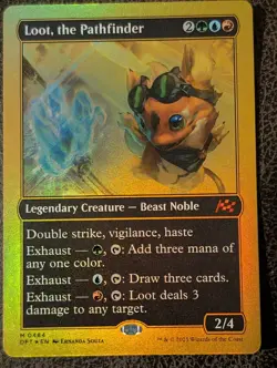 Loot, the Pathfinder (First-Place Foil) Aetherdrift Foil - Image 1