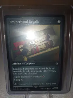 MTG Magic the Gathering Brotherhood Regalia (foil etched) Assassin's Creed NM - Image 2