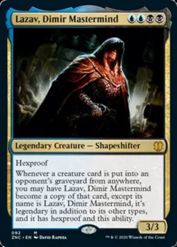 Lazav, Dimir Mastermind - Commander: Zendikar Rising #092 MTG Magic The Gatherin - Image 1